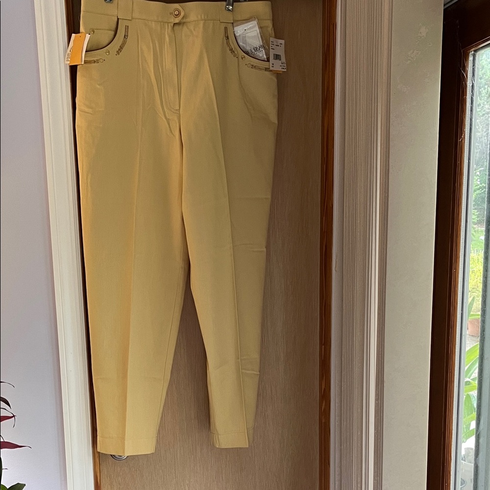 Women Yellow Pants